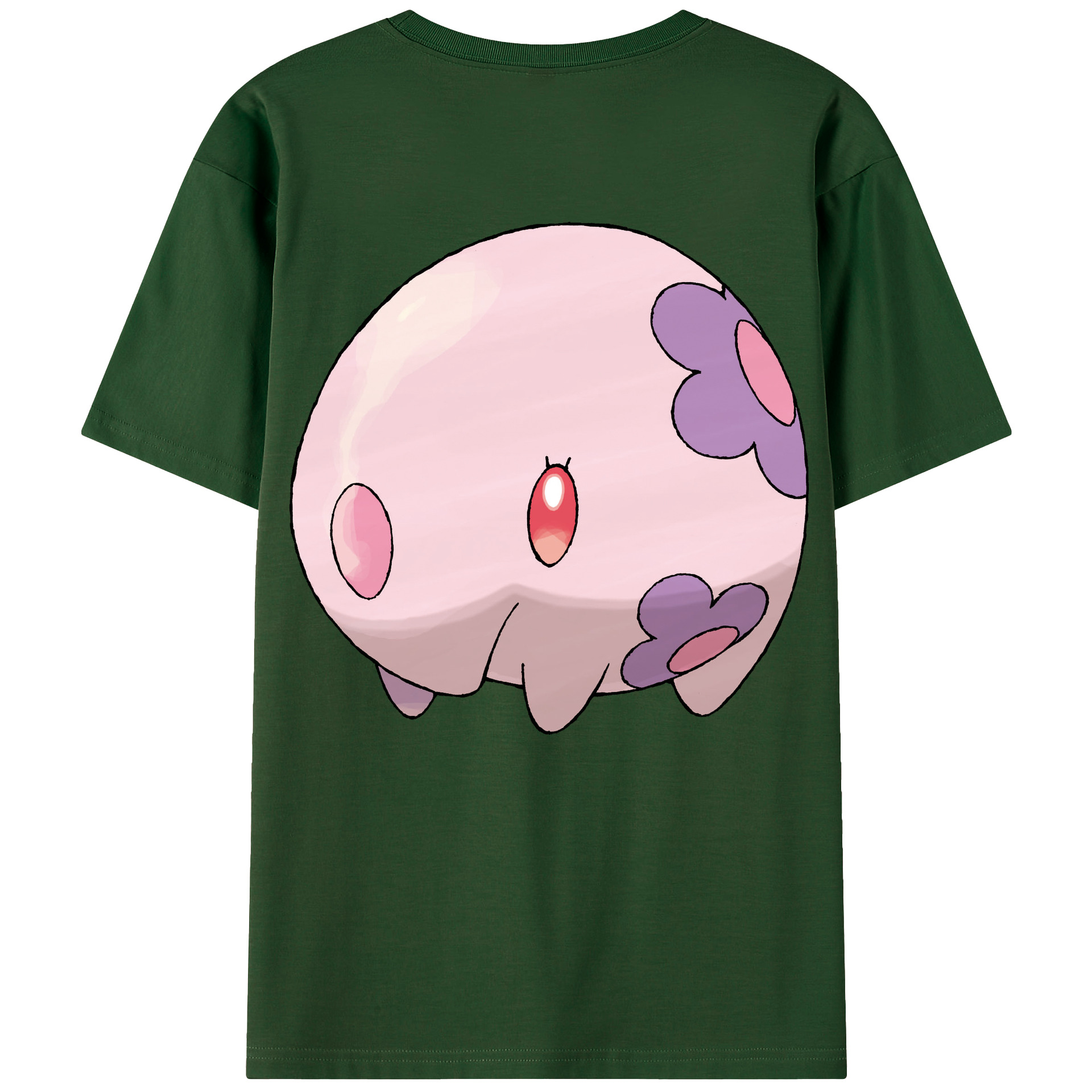 （画像用） ポケットモンスター Pokémon 綿100％半袖Tシャツ（背面プリント）